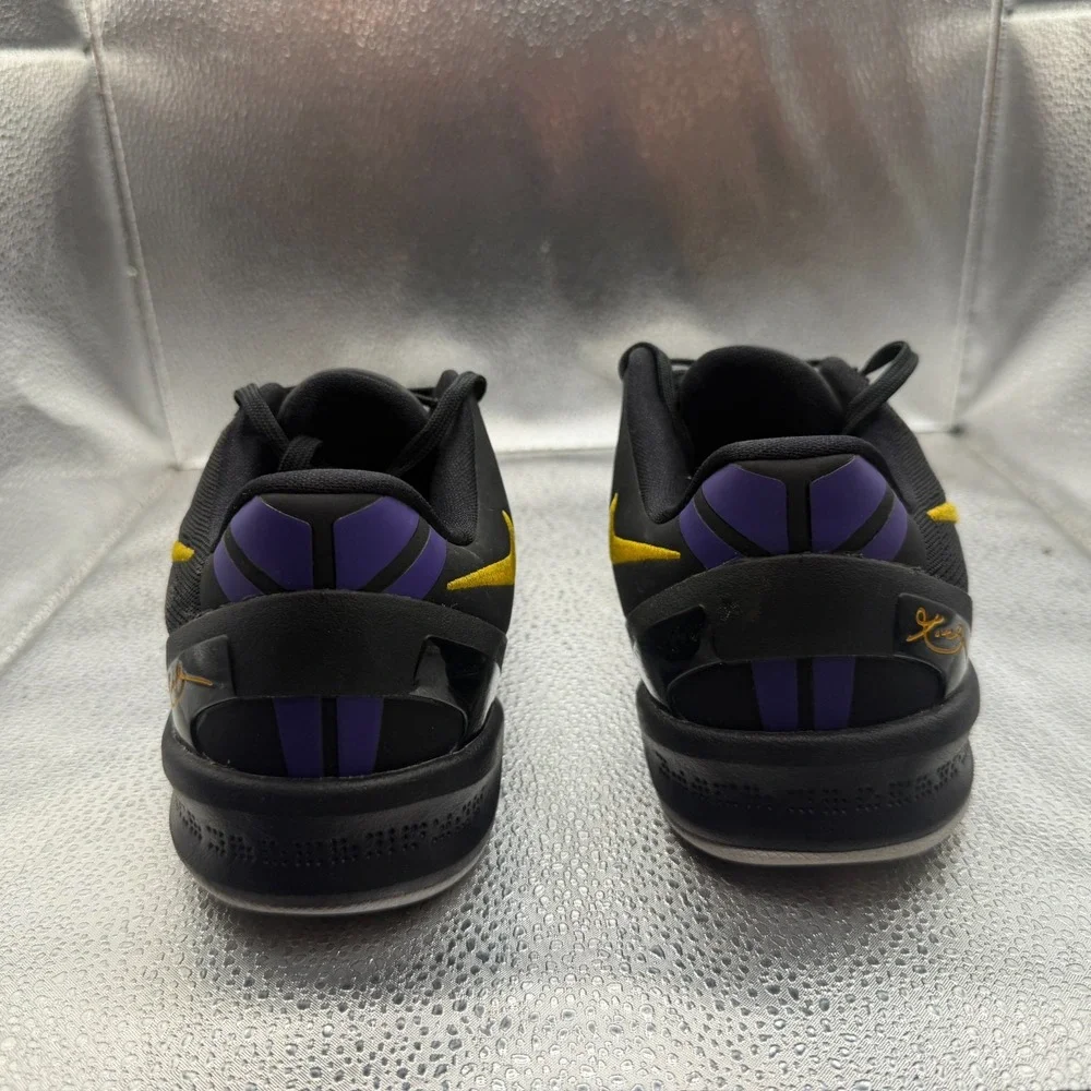 Size 5.5Y Nike Kobe 8 Protro Lakers Away Black‎ Kids Running Shoes FN0266-002